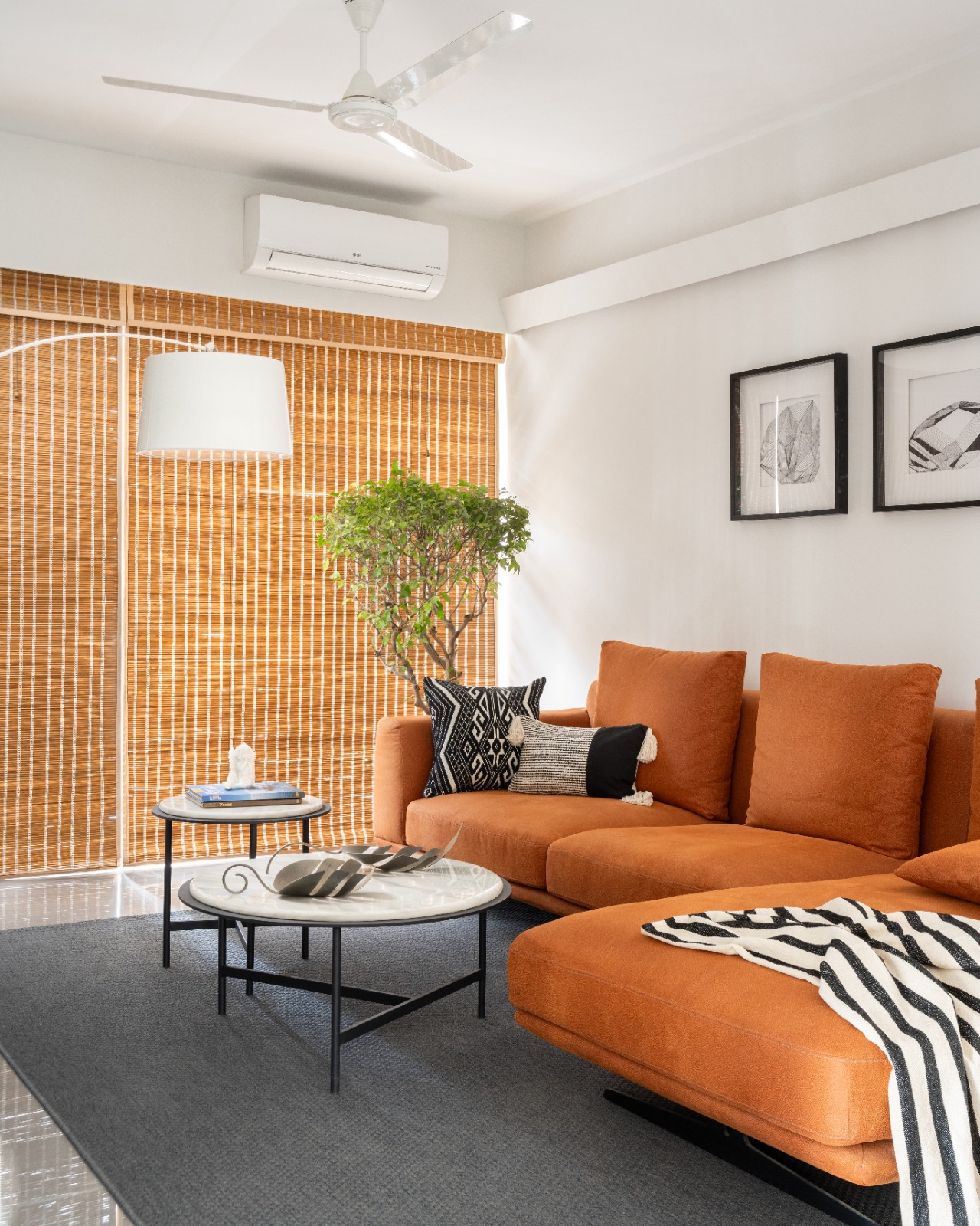 Outdoor bamboo blinds for balcony - premium exterior bamboo shades